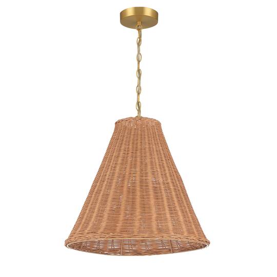 Hello Honey® Rattan Taper Pendant Light